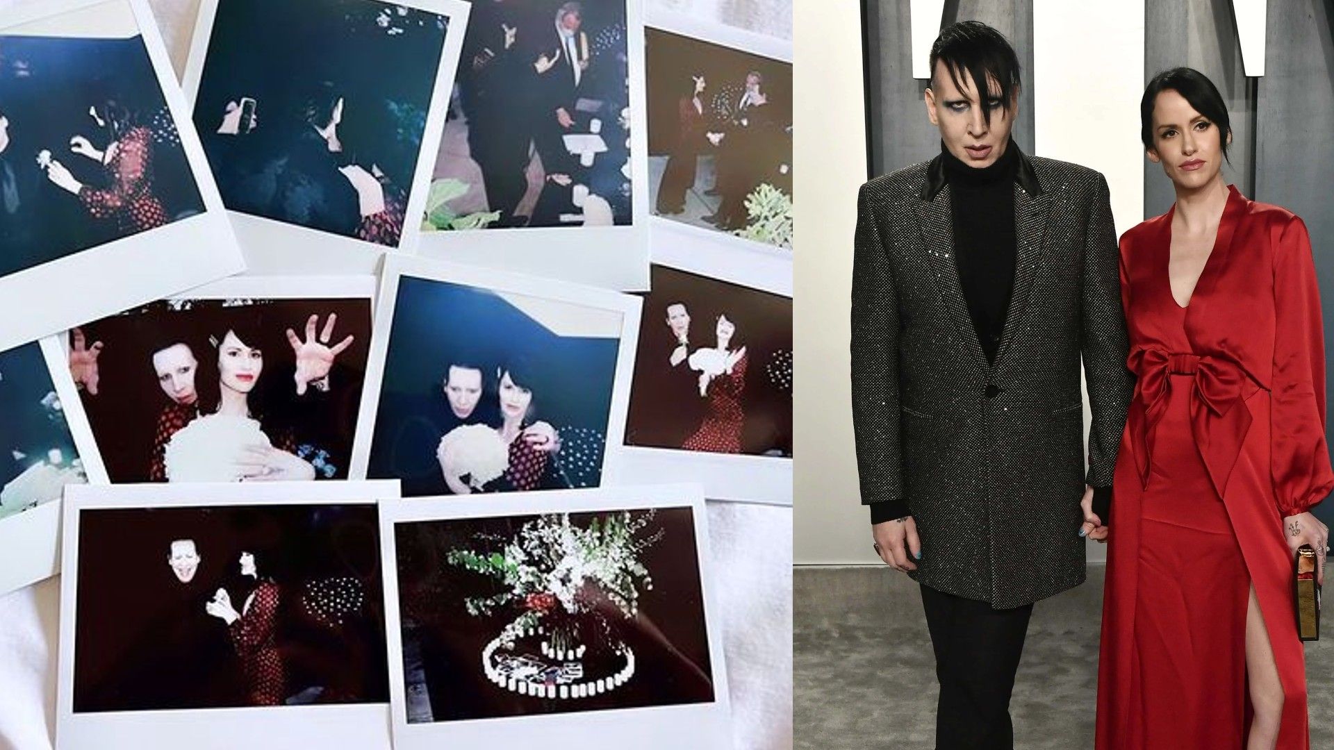 Marilyn Manson și soția sa Lindsay Usich