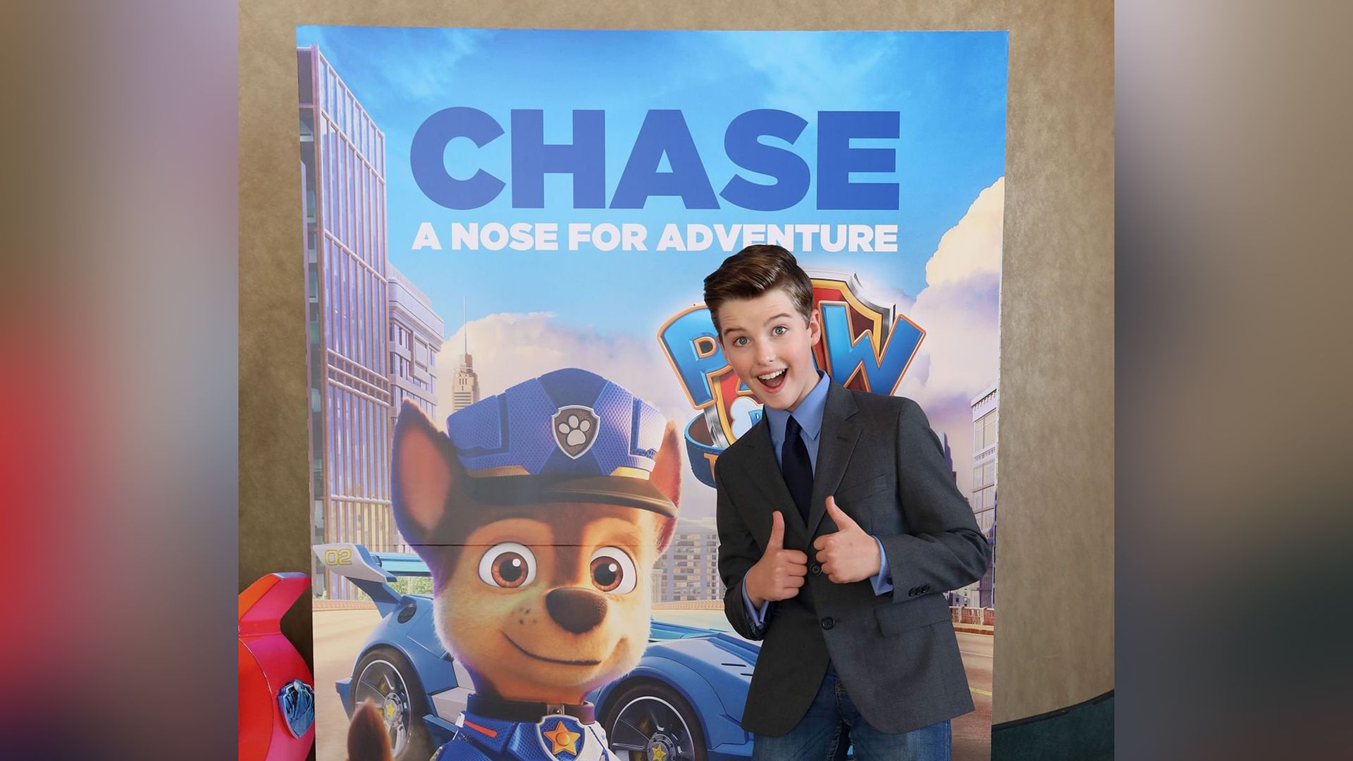 Iain Armitage a dat voce lui Chaser în filmul 'PAW Patrol: The Movie'