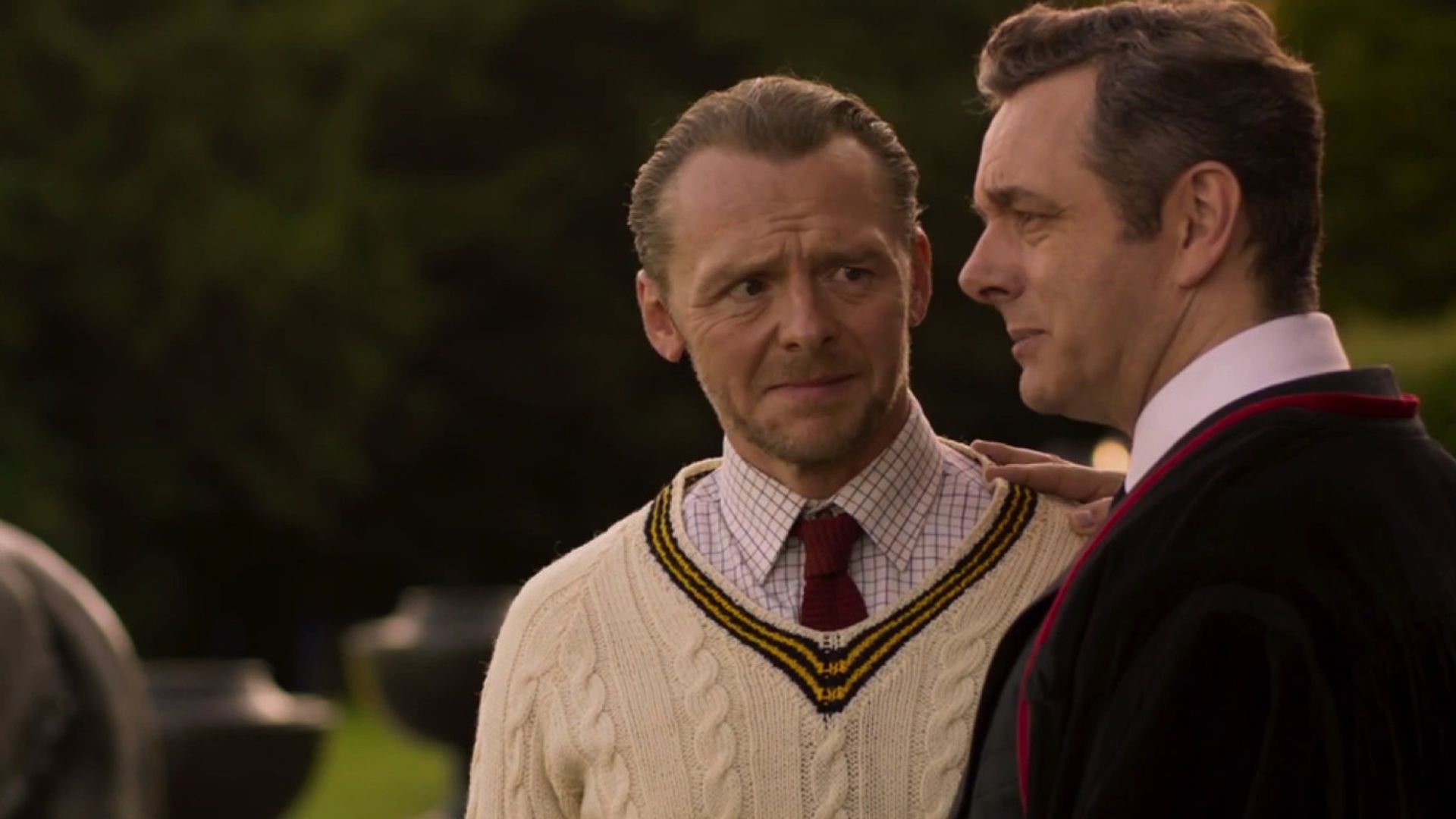 Simon Pegg și Michael Sheen ('Slaughterhouse Rulez')