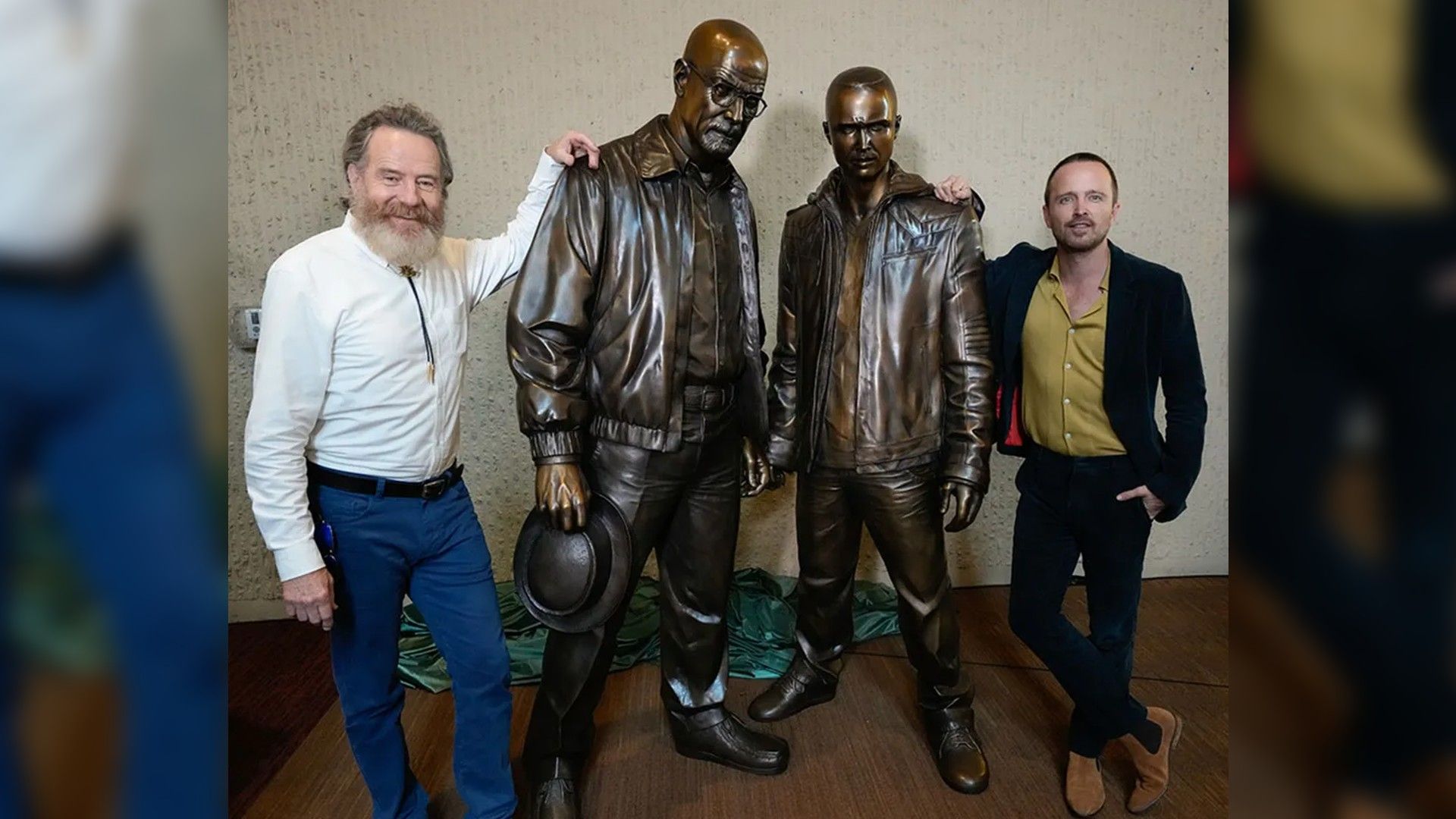 Monument dedicat lui Walter White și Jesse Pinkman în Albuquerque