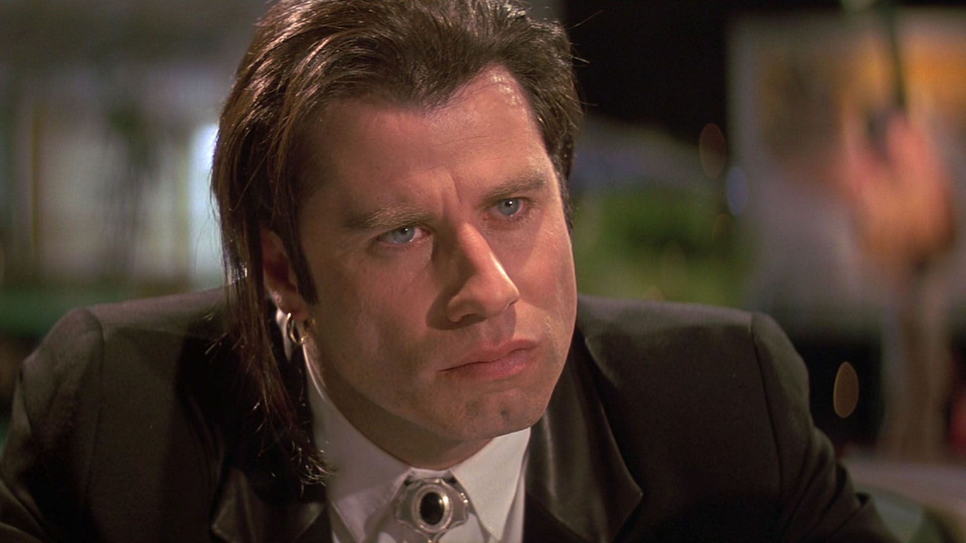 John Travolta ca Vincent Vega în filmul "Pulp Fiction"