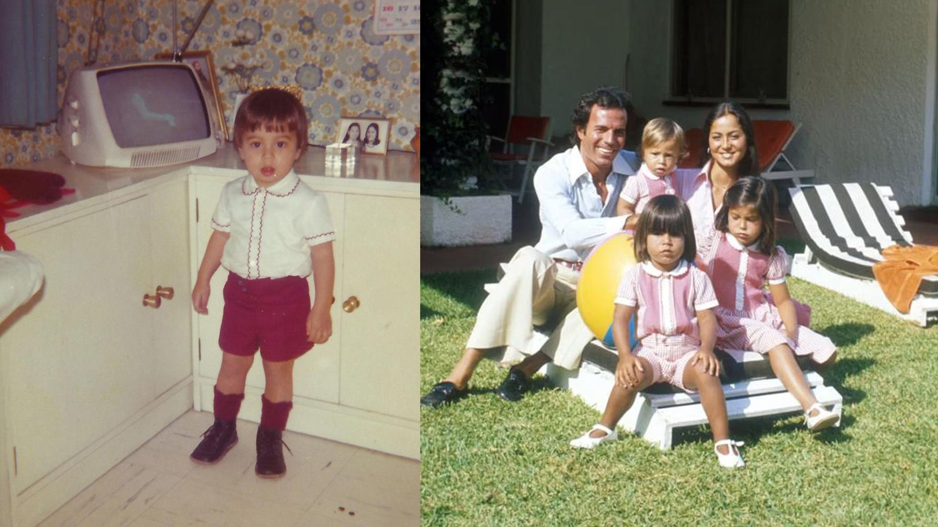 Julio Iglesias, Isabel Preysler și copiii lor: Enrique, Julio Jr. și Chabeli