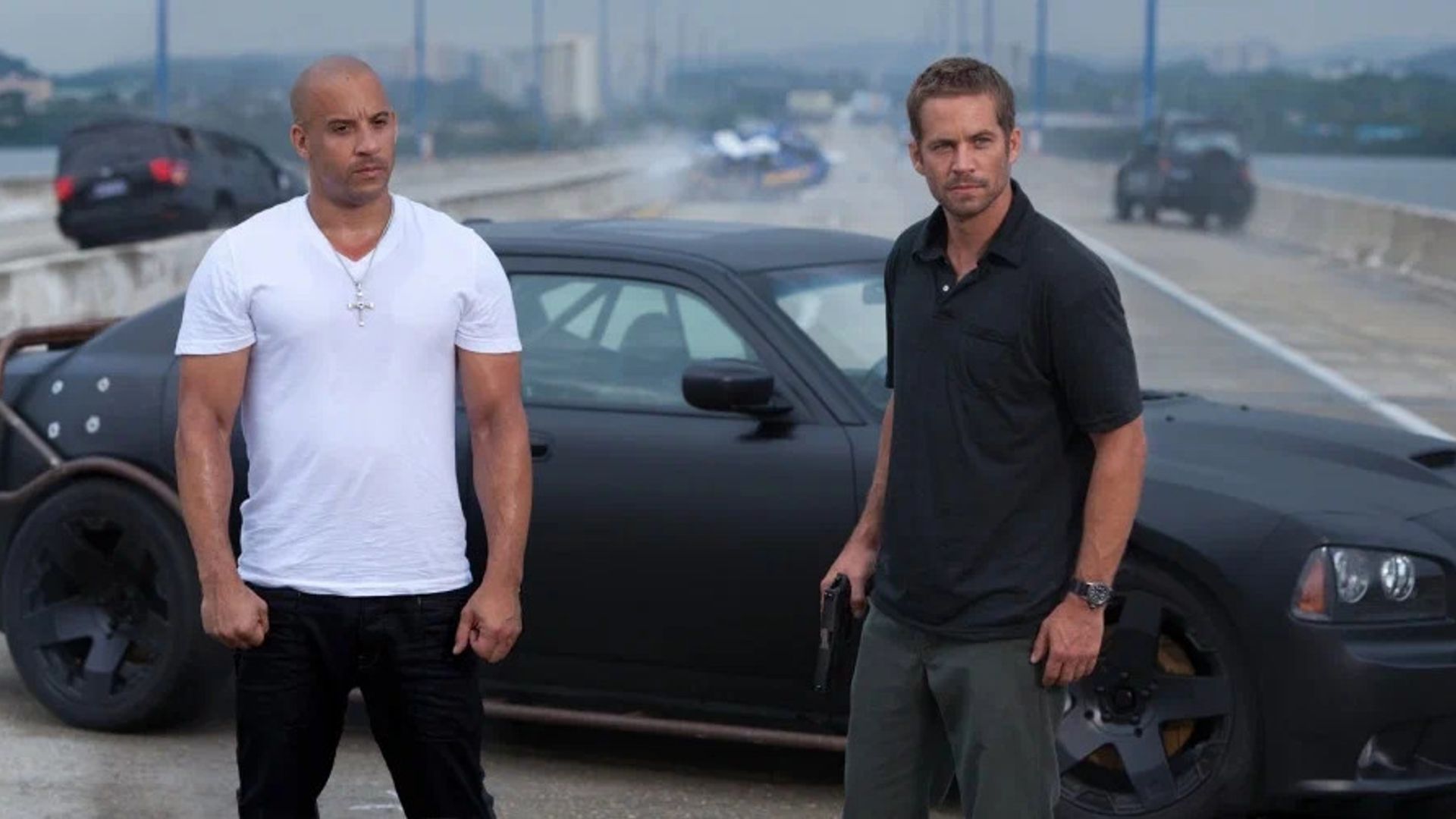 Vin Diesel și Paul Walker în Fast & Furious