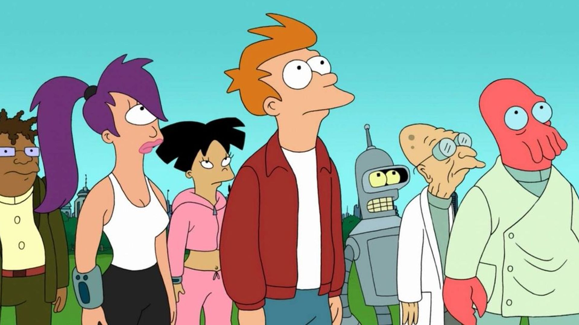 Scenă din serialul animat "Futurama"