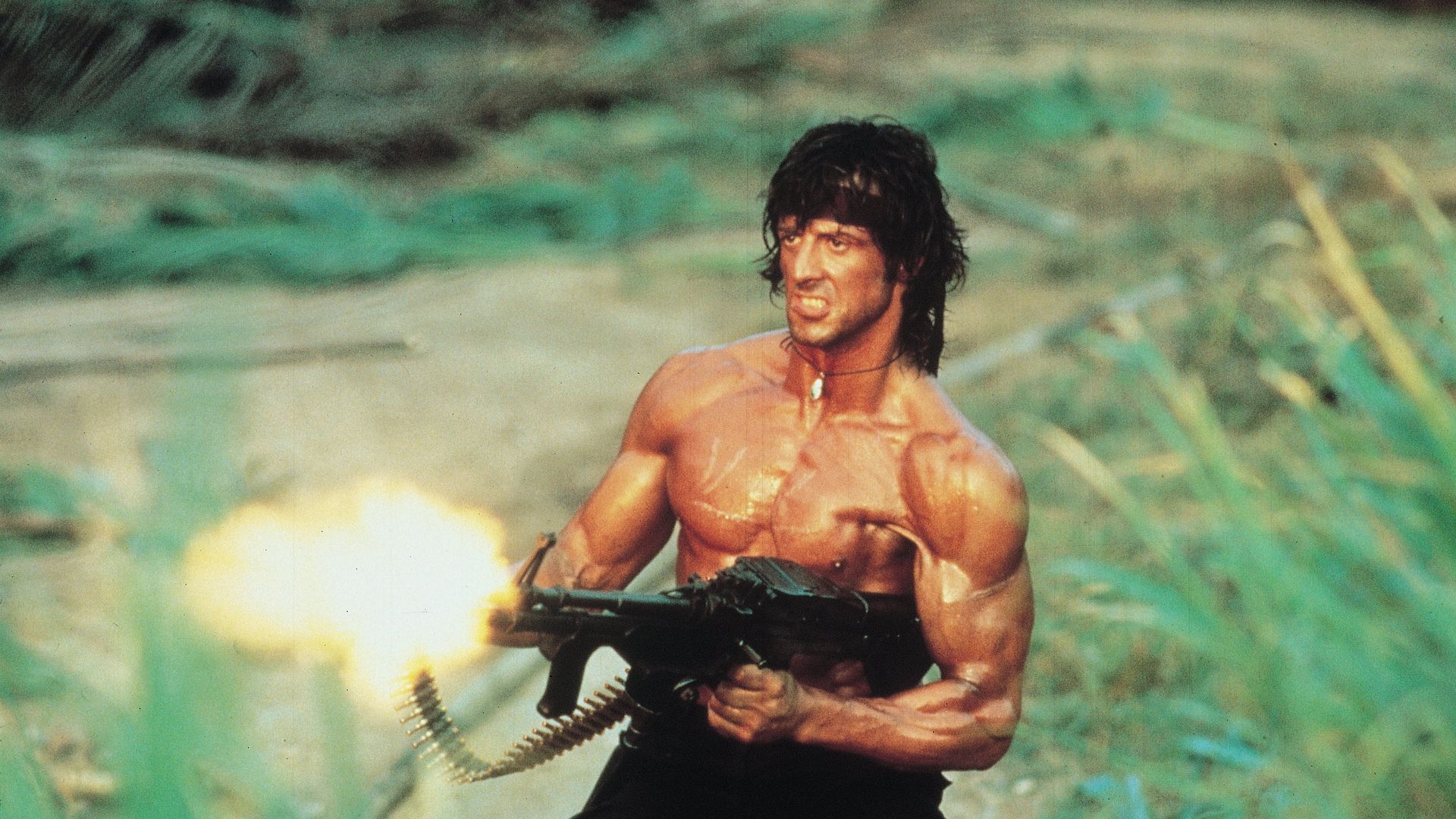 Sylvester Stallone în filmul "First Blood"